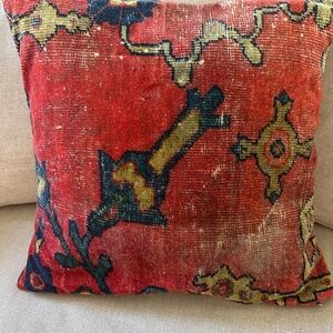 Pottery Barn Dara velvet pillow cover. One available